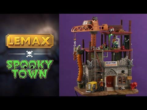 Lemax Village Collection Dead Zone Construction Site # 05604