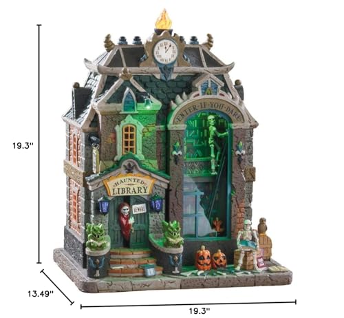 Lemax Haunted Library, with 4.5V Adaptor #95441