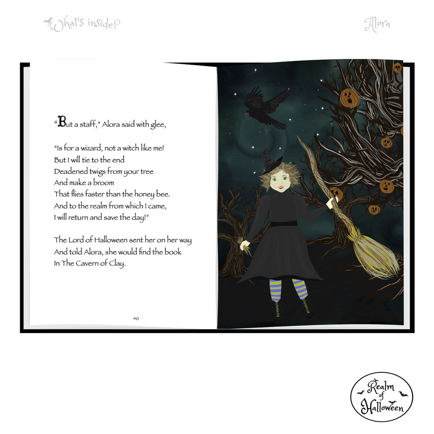 REALM OF HALLOWEEN BOOK SERIES:  Alora, The Birth of A Good Witch