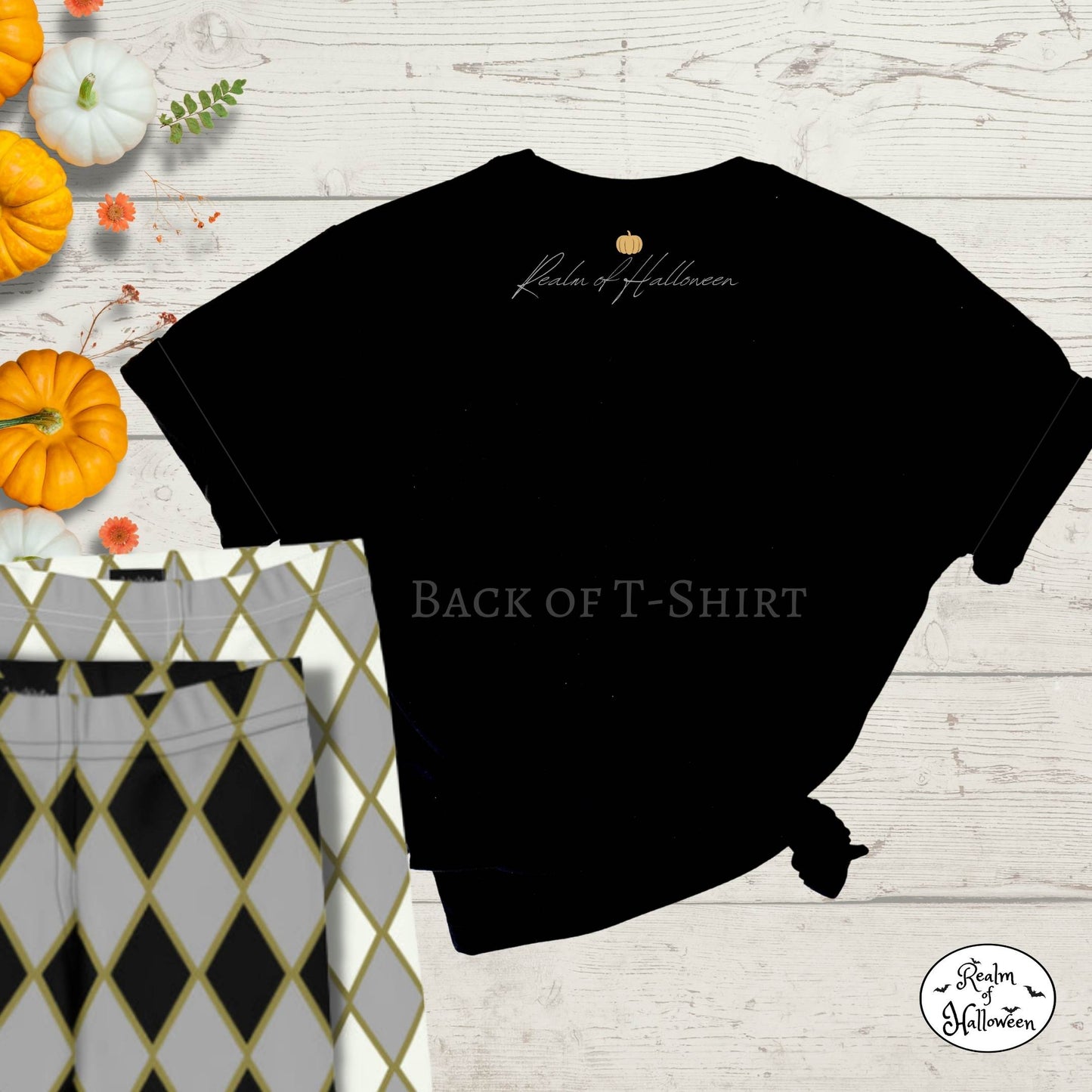 “Already Royal” Word Block Graphic Black YOUTH SIZE T-Shirt Beige and Gray Dye Pattern, from the Already Royal Collection