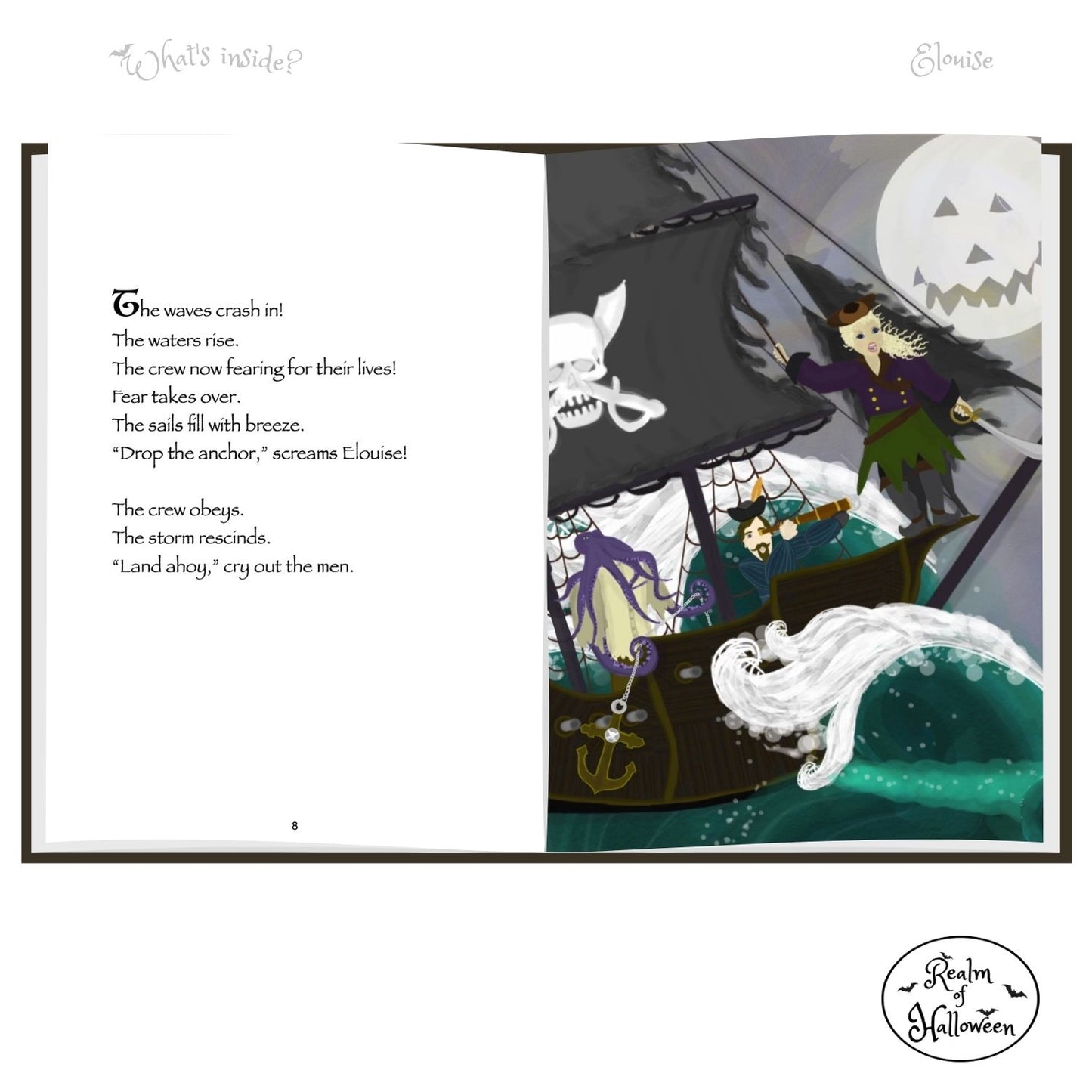 REALM OF HALLOWEEN BOOK SERIES: The Pirate Elouise