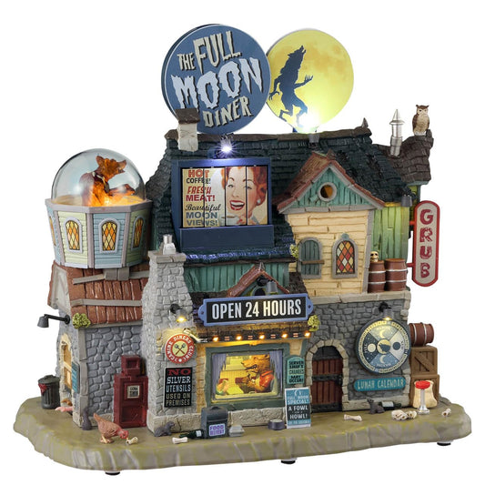 Lemax The Full Moon Diner, with 4.5V Adaptor #35012