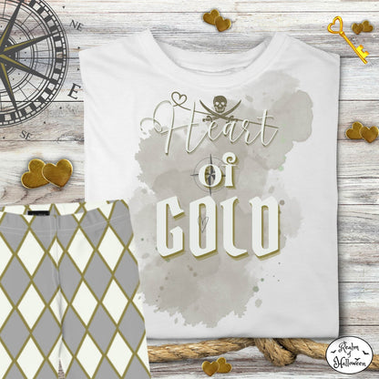 Heart of Gold, Pirate, Halloween T-shirt