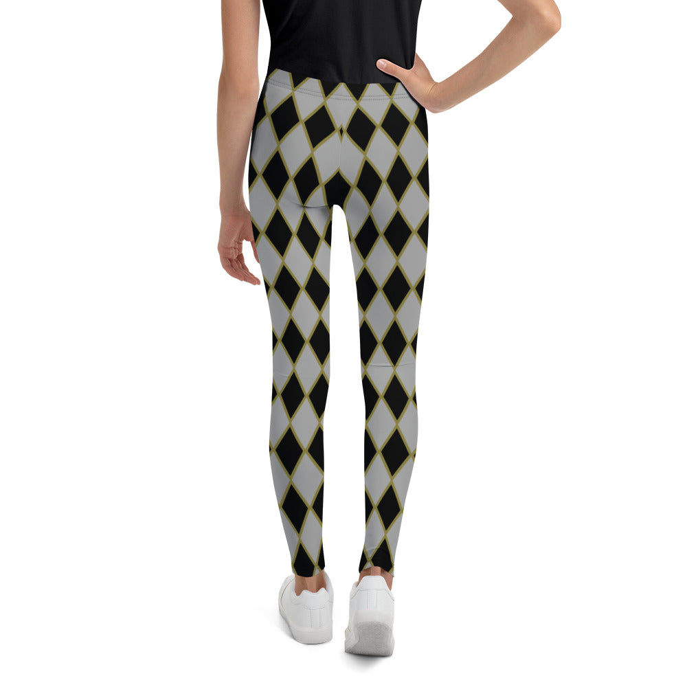 Black and white harlequin leggings best sale